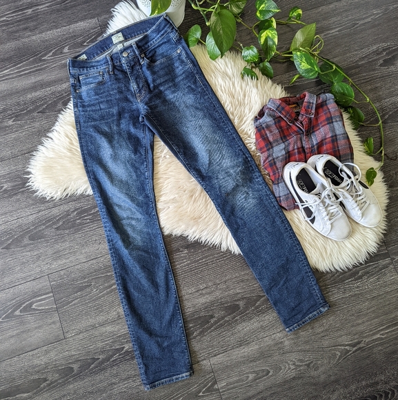 J.CREW - 28 x 32 484 Slim-fit stretch jean in one-year wash. - Picture 3 of 13